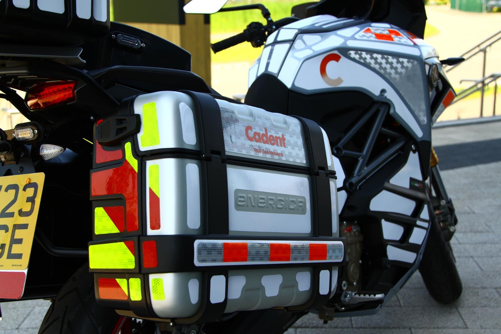 Electric fleet motorcycle